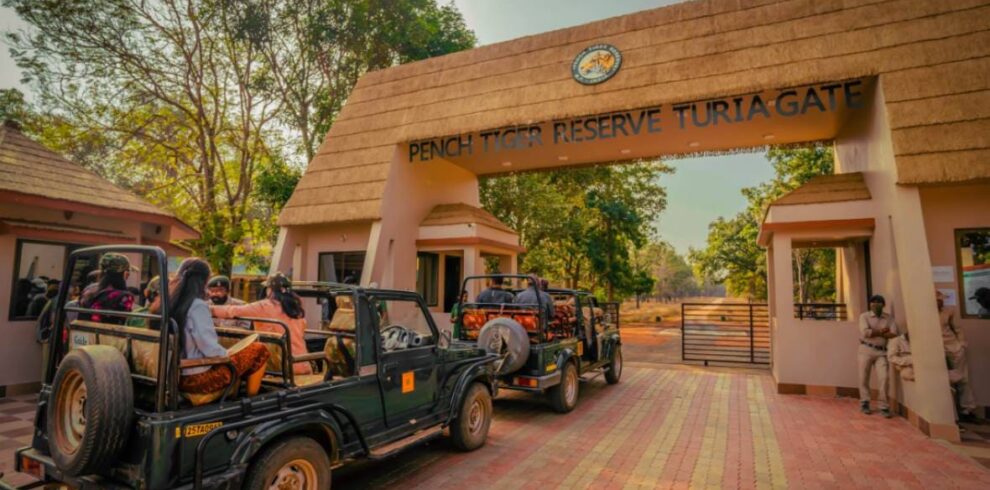 Turia Gate at Pench National Park Safari